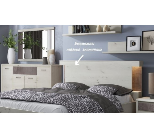 Двуспальная кровать Бьёрк 160 P с подъемным механизмом Двуспальная кровать Бьёрк 160 P с подъемным механизмом