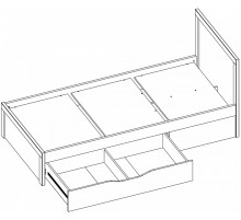 Односпальная кровать Бьёрк 90 Односпальная кровать Бьёрк 90