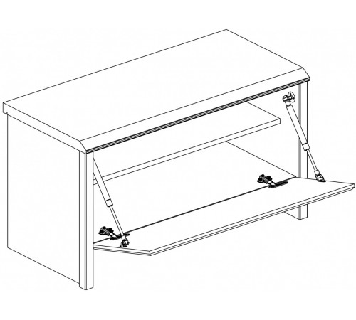 Тумба для обуви Бьёрк 1D Тумба для обуви Бьёрк 1D