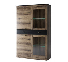 Шкаф-витрина для посуды Джаггер 2V2D1S Шкаф-витрина для посуды Джаггер 2V2D1S