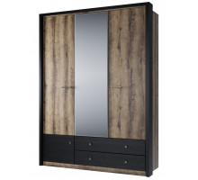 Трехстворчатый шкаф для одежды с зеркалом Джаггер 3DG2S Z Трехстворчатый шкаф для одежды с зеркалом Джаггер 3DG2S Z