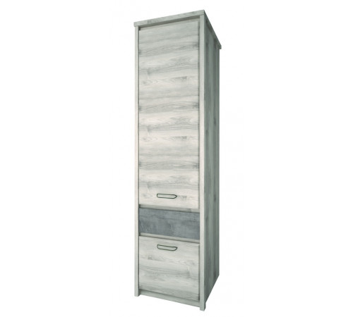 Шкаф-пенал для одежды Джаз 2D1S оникс Шкаф-пенал для одежды Джаз 2D1S оникс