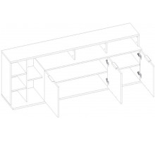 Тумба под телевизор Компакт 3D7N L левая Тумба под телевизор Компакт 3D7N L левая