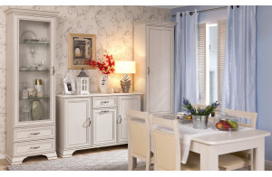 Гостиная Тиффани 2 (крем вудлайн) Гостиная Тиффани 2 (крем вудлайн)