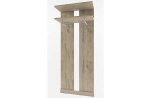 Настенная вешалка для одежды Оскар 60 с полками Настенная вешалка для одежды Оскар 60 с полками