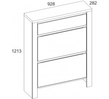 Тумба для обуви Таурус 2D1S Тумба для обуви Таурус 2D1S
