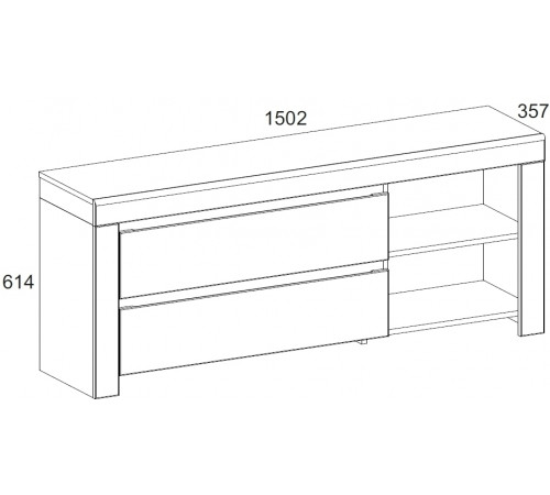 Тумба под телевизор Таурус RTV 2S2N Тумба под телевизор Таурус RTV 2S2N