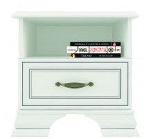 Прикроватная тумба Тиффани 1S крем вудлайн Прикроватная тумба Тиффани 1S крем вудлайн