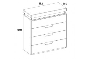 Комод Torino 4S Комод Torino 4S