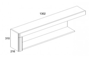 Полка навесная Torino Полка навесная Torino