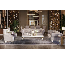 Диван Прадо (велюр серо-бежевый) Диван Прадо (велюр серо-бежевый)