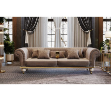 Диван Прадо (велюр серо-бежевый) Диван Прадо (велюр серо-бежевый)