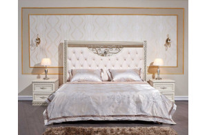 Кровать Берта (жемчуг) 1600х2000 Кровать Берта (жемчуг) 1600х2000