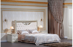Кровать Берта (жемчуг) 1600х2000 Кровать Берта (жемчуг) 1600х2000