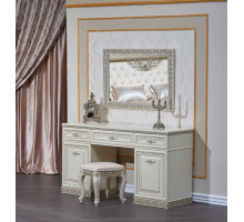 Туалетный столик с зеркалом Берта (жемчуг) Туалетный столик с зеркалом Берта (жемчуг)