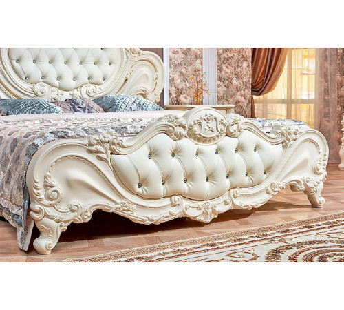 Кровать Элиза Люкс (крем) 1600х2000 Кровать Элиза Люкс (крем) 1600х2000