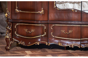 Шкаф 5-х дверный Элиза Люкс (орех) Шкаф 5-х дверный Элиза Люкс (орех)