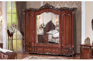 Шкаф 5-х дверный Элиза Люкс (орех) Шкаф 5-х дверный Элиза Люкс (орех)