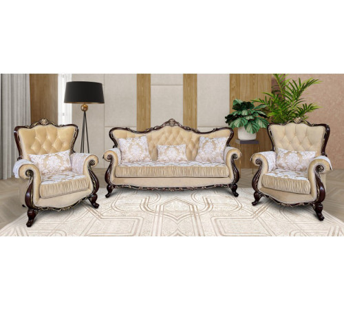 Диван Лорена (темный орех, калифорния айвори) Диван Лорена (темный орех, калифорния айвори)