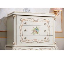 Комод с зеркалом в спальню Шанель (крем) Комод с зеркалом в спальню Шанель (крем)