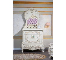 Комод с зеркалом в спальню Шанель (крем) Комод с зеркалом в спальню Шанель (крем)