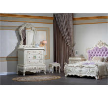 Комод с зеркалом в спальню Шанель (крем) Комод с зеркалом в спальню Шанель (крем)