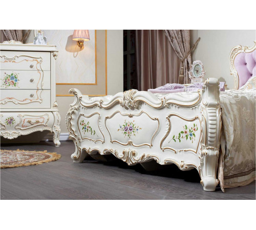 Кровать Шанель (крем) 1200х2000 Кровать Шанель (крем) 1200х2000