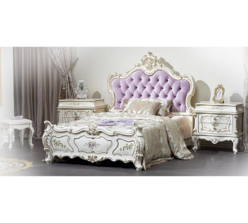 Кровать Шанель (крем) 1200х2000 Кровать Шанель (крем) 1200х2000