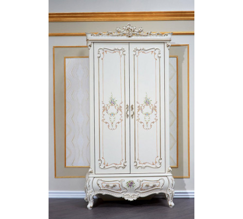 Шкаф 2-х дверный Шанель (крем) Шкаф 2-х дверный Шанель (крем)