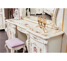 Туалетный столик с зеркалом Венеция Классик (крем) Туалетный столик с зеркалом Венеция Классик (крем)