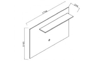 Тумба под ТВ в гостиную Алегро ALEG-15-B-C Тумба под ТВ в гостиную Алегро ALEG-15-B-C