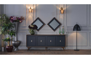 Длинный комод для посуды в гостиную Алегро ALEG-10