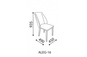 Комплект обеденных стульев для гостиной Алегро ALEG-16-02 Комплект обеденных стульев для гостиной Алегро ALEG-16-02