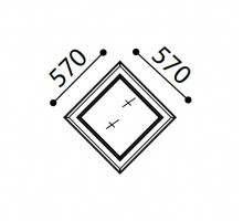 Зеркало для комода в спальню Алегро ALEG-24 Зеркало для комода в спальню Алегро ALEG-24