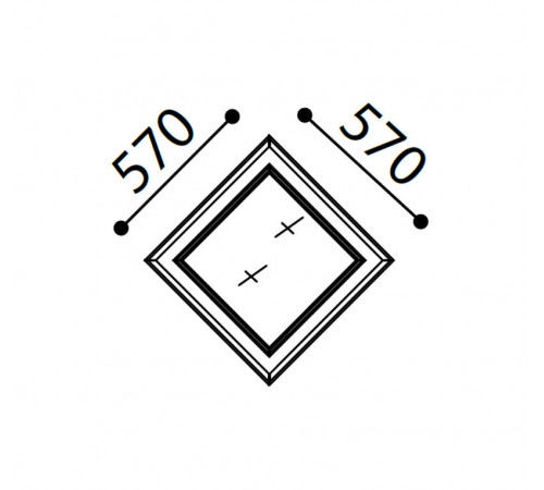 Зеркало для комода в спальню Алегро ALEG-24 Зеркало для комода в спальню Алегро ALEG-24