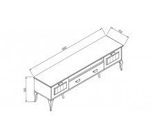 Тумба под ТВ Andera (Андера) andr-15 Тумба под ТВ Andera (Андера) andr-15