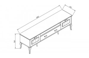 Тумба под ТВ Andera (Андера) andr-15 Тумба под ТВ Andera (Андера) andr-15