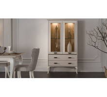 Двустворчатый шкаф витрина для посуды Andera (Андера) andr-13 Двустворчатый шкаф витрина для посуды Andera (Андера) andr-13