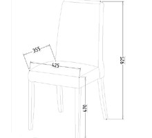 Обеденный стул для гостиной Карлино (Carlino) CARL-16-02 (2 шт) Обеденный стул для гостиной Карлино (Carlino) CARL-16-02 (2 шт)