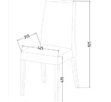 Обеденный стул для гостиной Карлино (Carlino) CARL-16-02 (2 шт) Обеденный стул для гостиной Карлино (Carlino) CARL-16-02 (2 шт)