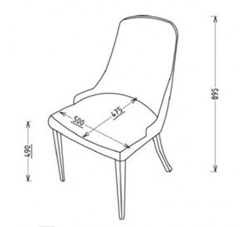 Обеденный стул для гостиной Карлино (Carlino) CARL-16A-02 (2шт) Обеденный стул для гостиной Карлино (Carlino) CARL-16A-02 (2шт)