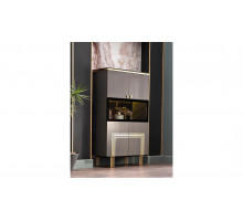 Двустворчатый шкаф витрина для посуды Карлино (Carlino) CARL-13 Двустворчатый шкаф витрина для посуды Карлино (Carlino) CARL-13