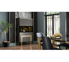 Двустворчатый шкаф витрина для посуды Карлино (Carlino) CARL-13 Двустворчатый шкаф витрина для посуды Карлино (Carlino) CARL-13