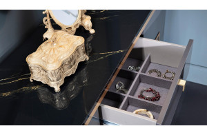 Распродажа с экспозиции Стол туалетный Карлино с зеркалом  (Carlino) CARL-23/11 Распродажа с экспозиции Стол туалетный Карлино с зеркалом  (Carlino) CARL-23/11