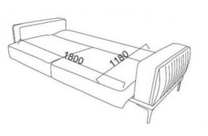 Трехместный диван-кровать Carlino(Карлино) CARL-02 Трехместный диван-кровать Carlino(Карлино) CARL-02