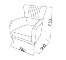 Кресло Carlino(Карлино) CARL-04 Кресло Carlino(Карлино) CARL-04
