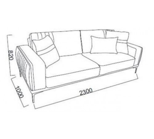 Трехместный диван-кровать Carlino(Карлино) CARL-02 Трехместный диван-кровать Carlino(Карлино) CARL-02