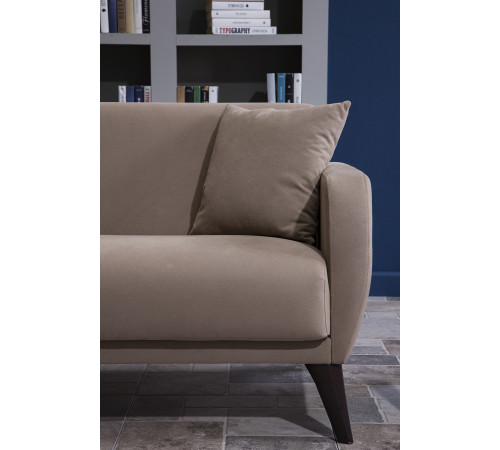 Трехместный Диван-кровать Flexy Флекси (бежевый)