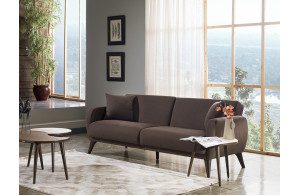 Трехместный Диван-кровать Flexy Флекси (коричневый)