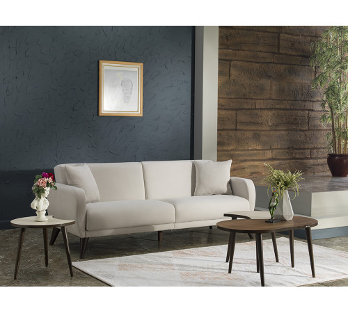 Трехместный Диван-кровать Flexy Флекси (крем) Трехместный Диван-кровать Flexy Флекси (крем)